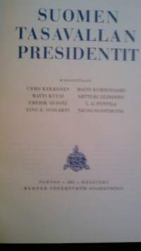 Suomen tasavallan presidentit