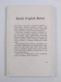Speak English better