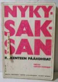 Nykysaksan  rakenteen pääkohdat   Lukion saksan kielioppi