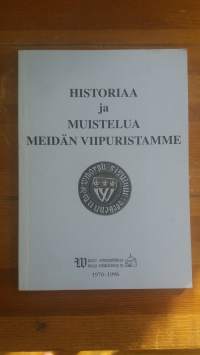 Historiaa ja muistelua meidän Viipuristamme : 20 vuotta muistojen ja dokumenttien keruuta : Wiipurin arkistoyhdistys - Wiborgs arkivförening ry. 1976-1996