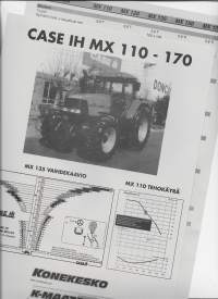 Case IH MX 110 -170 traktori   - tuote-esite  2 sivua