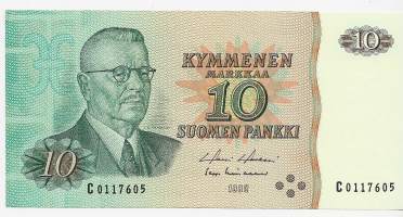 Suomi 10 markkaa 1980  - seteli