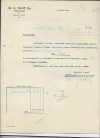 Oravaisten Verkatehdas Oy Oravainen  1942  firmalomake 2 eril