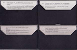 C-kasetti - Klassisen musiikin aarteet - Giuseppe Verdi: 4 kasetin kokoelma boksissa. Katso kappaleet kuvista. KKM5925