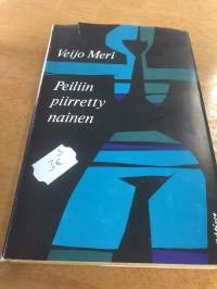 Peiliin piirretty nainen