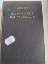 Hajamietteitä kapinaviikoilta