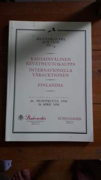 Bukowskis Kansainvälinen keväthuutokauppa 26.4.1998