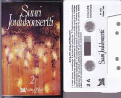 C-kasetti - Suuri joulukonsertti 1-3, 1990.  Katso kappaleet alta/kuvasta. V90010VV2/1-3