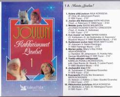 C-kasetti - Joulun rakkaimmat laulut 1-4, 1992.  Katso kappaleet alta/kuvasta. V91025VV2/1-4