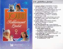 C-kasetti - Joulun rakkaimmat laulut 1-4, 1992.  Katso kappaleet alta/kuvasta. V91025VV2/1-4