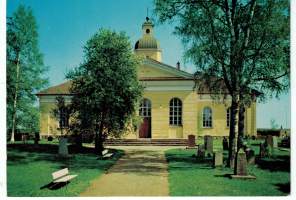 Postikortteja Vähäkyrön  kirkosta 2kpl. Ei kuvaajaa. Ehkä 1960-70  luvulta