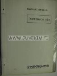 Kockums Tipptruck 424 instruktionsbok -käyttöohjekirja ruotsiksi
