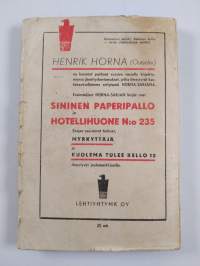 Hotellihuone N:o 235 : jännitysnovelleja
