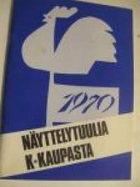 Näyttelytuulia K-kaupasta 1970  -tuoteluettelo