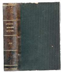 Samlade vitterhets-arbeten del I-II  1855av Johan David Valerius Inbunden bok.