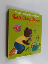 Mon imagier à coller Petit Ours Brun : le printemps