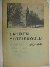 Lahden Yhteiskoulu 1940-1941 vuosikirja