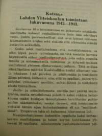 Lahden Yhteiskoulu 1942-1943 vuosikirja