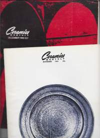 Ceramics 1969 n&#039;Nowember and December yht 2 lehteä