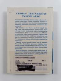 Vanhan testamentin pysyvä arvo