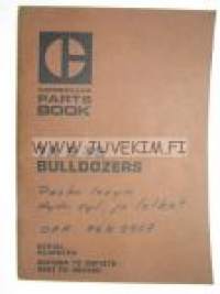 Caterpillar 7A &amp; 7S Bulldozers serial numbers 30F1094 to 30F1378. 49K1 to 49K969 parts book -varaosaluettelo englanniksi