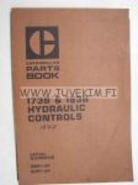 Caterpillar 173B &amp; 183B Hydraulic controls (serial numbers 59P1, 60P1 -up) parts book -varaosaluettelo