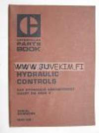 Caterpillar 140 &amp; 143 Hydraulic Controls serial numbers 18X1-up parts book -varaosaluettelo