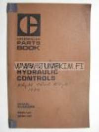Caterpillar 173B &amp; 183B Hydraulic controls (serial numbers 59P1-up, 60P -up) parts book -varaosaluettelo