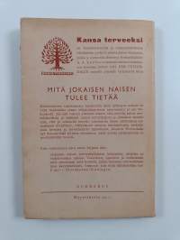 Mitä jokaisen naisen tulee tietää : naisten terveydenhoitoa koskevia käytännöllisiä neuvoja