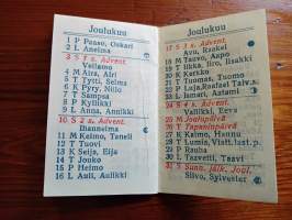 Taskukalenteri 1933