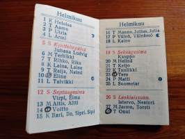 Taskukalenteri 1933