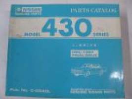 Nissan model 430 series L-Drive Dec. 1984 issue Parts Catalog -varaosaluettelo