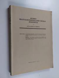 Suomen maataloustieteellisen seuran julkaisuja 75 : Viljelijäperheiden elintaso maataloushallituksen kirjanpitotiloilla tilivuosina 1935/36-1948/49