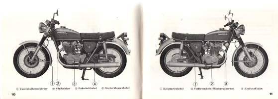 Honda 450  Model CB450  -Bedienungsanleitung