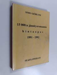 15000:n jännitysromaanin hintaopas 1991-1992