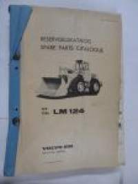 Volvo BM LM 124 spare parts catalogue -varaosaluetteolo englanniksi