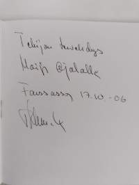 Jäätynyt ajatus (signeerattu, tekijän omiste)