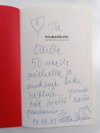 Hilmapäivät : vertaistukea vaihdevuosiin (signeerattu, tekijän omiste)