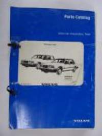 Volvo 740 Series 1991- Parts Catalog -varaosaluettelo englanniksi