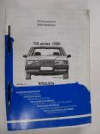 Volvo 760 Series 1988- Parts Catalog -varaosaluettelo englanniksi
