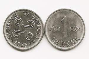 1 markka  1955