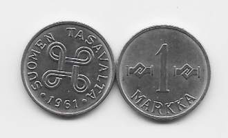 1 markka  1961