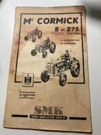 Kylvötaulukko / MC Cormick riviinkylvökone S 6-1