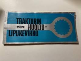 Ford -traktorin huolto-lipukevihko