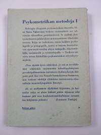 Psykometriikan metodeja 1 : tilastolliset peruskäsitteet