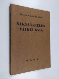 Saksankielen vaikeuksia