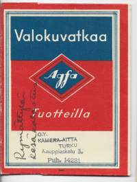 Agfa Kamera-Aitta  -  kuvapussi
