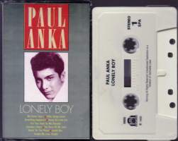 Paul Anka - Lonely Boy, 1988. C-kasetti. RMB5655. Katso kappaleet kuvista