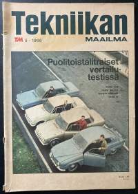 Tekniikan Maailma - 5/1968 - Koeajossa ja artikkeleissa mm. Saab 96, Toyota Corona, Laturin huolto, Vespa SS 180, Ford MK4 jne.