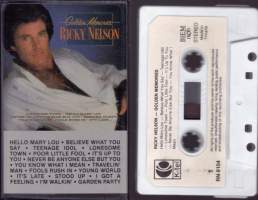 C-kasetti - Ricky Nelson - Golden Memories, 1986 .  RN-9104. Katso kappaleet kuvasta.